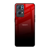 Maroon Faded Oppo Reno7 Pro 5G Glass Back Cover Online
