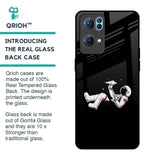 Space Traveller Glass Case for Oppo Reno7 Pro 5G