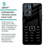 Classic Keypad Pattern Glass Case for Oppo Reno7 Pro 5G