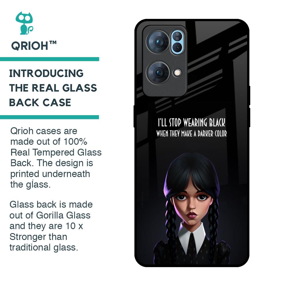 Aesthetic Digital Art Glass Case for Oppo Reno7 Pro 5G