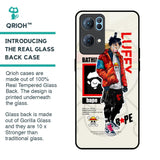 Bape Luffy Glass Case for Oppo Reno7 Pro 5G