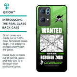 Zoro Wanted Glass Case for Oppo Reno7 Pro 5G
