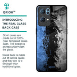 Dark Grunge Glass Case for Oppo Reno7 Pro 5G