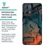 Geographical Map Glass Case for Oppo Reno7 Pro 5G