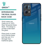 Celestial Blue Glass Case For Oppo Reno7 Pro 5G