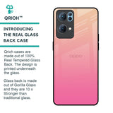 Pastel Pink Gradient Glass Case For Oppo Reno7 Pro 5G