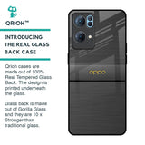Grey Metallic Glass Case For Oppo Reno7 Pro 5G