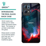 Brush Art Glass Case For Oppo Reno7 Pro 5G