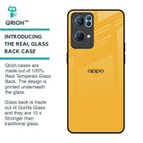 Fluorescent Yellow Glass case for Oppo Reno7 Pro 5G