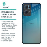 Sea Theme Gradient Glass Case for Oppo Reno7 Pro 5G