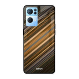 Diagonal Slash Pattern Oppo Reno7 Pro 5G Glass Cases & Covers Online