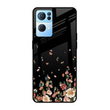 Floating Floral Print Oppo Reno7 Pro 5G Glass Cases & Covers Online