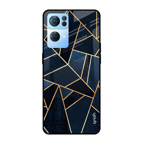 Abstract Tiles Oppo Reno7 Pro 5G Glass Cases & Covers Online