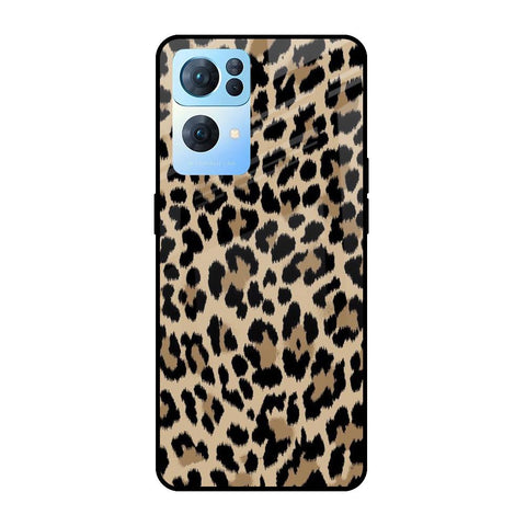 Leopard Seamless Oppo Reno7 Pro 5G Glass Cases & Covers Online