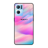 Colorful Waves Oppo Reno7 Pro 5G Glass Cases & Covers Online