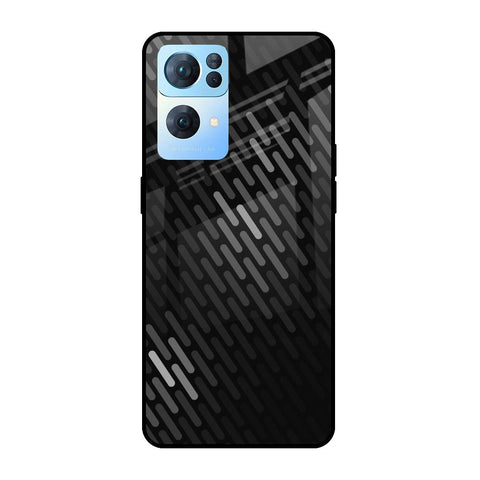 Dark Abstract Pattern Oppo Reno7 Pro 5G Glass Cases & Covers Online