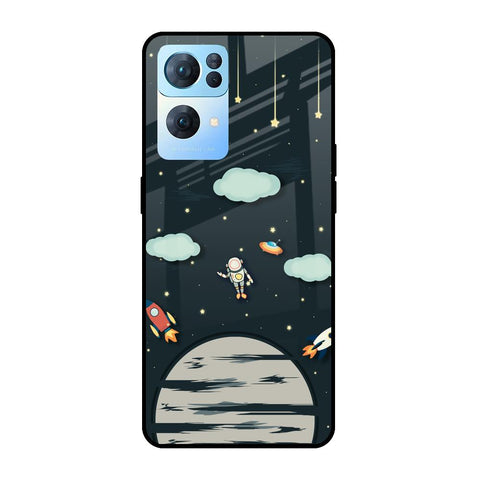Astronaut Dream Oppo Reno7 Pro 5G Glass Cases & Covers Online