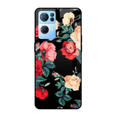 Floral Bunch Oppo Reno7 Pro 5G Glass Cases & Covers Online