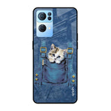 Kitty In Pocket Oppo Reno7 Pro 5G Glass Cases & Covers Online