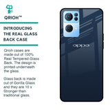 Overshadow Blue Glass Case For Oppo Reno7 Pro 5G