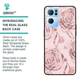 Shimmer Roses Glass case for Oppo Reno7 Pro 5G