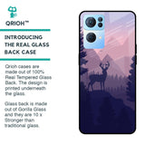Deer In Night Glass Case For Oppo Reno7 Pro 5G