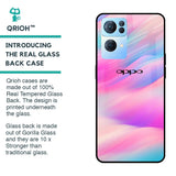 Colorful Waves Glass case for Oppo Reno7 Pro 5G