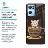 Tea With Kitty Glass Case For Oppo Reno7 Pro 5G