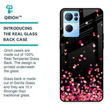 Heart Rain Fall Glass Case For Oppo Reno7 Pro 5G