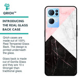 Marble Collage Art Glass Case For Oppo Reno7 Pro 5G