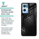 Dark Abstract Pattern Glass Case For Oppo Reno7 Pro 5G