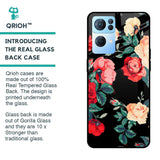Floral Bunch Glass Case For Oppo Reno7 Pro 5G