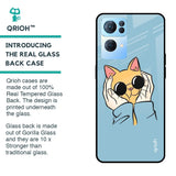 Adorable Cute Kitty Glass Case For Oppo Reno7 Pro 5G
