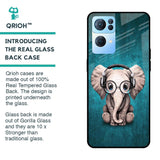 Adorable Baby Elephant Glass Case For Oppo Reno7 Pro 5G