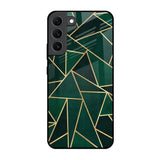 Abstract Green Samsung Galaxy S22 5G Glass Back Cover Online