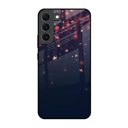 Falling Stars Samsung Galaxy S22 5G Glass Back Cover Online