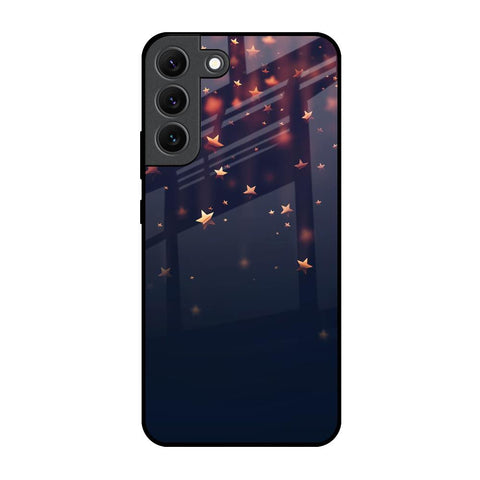 Falling Stars Samsung Galaxy S22 5G Glass Back Cover Online