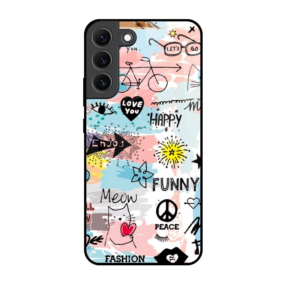 Just For You Samsung Galaxy S22 5G Glass Back Cover Online