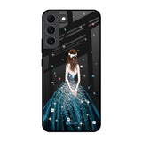 Queen Of Fashion Samsung Galaxy S22 5G Glass Back Cover Online