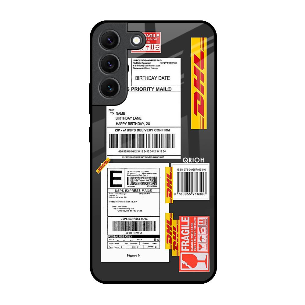Cool Barcode Label Samsung Galaxy S22 5G Glass Back Cover Online
