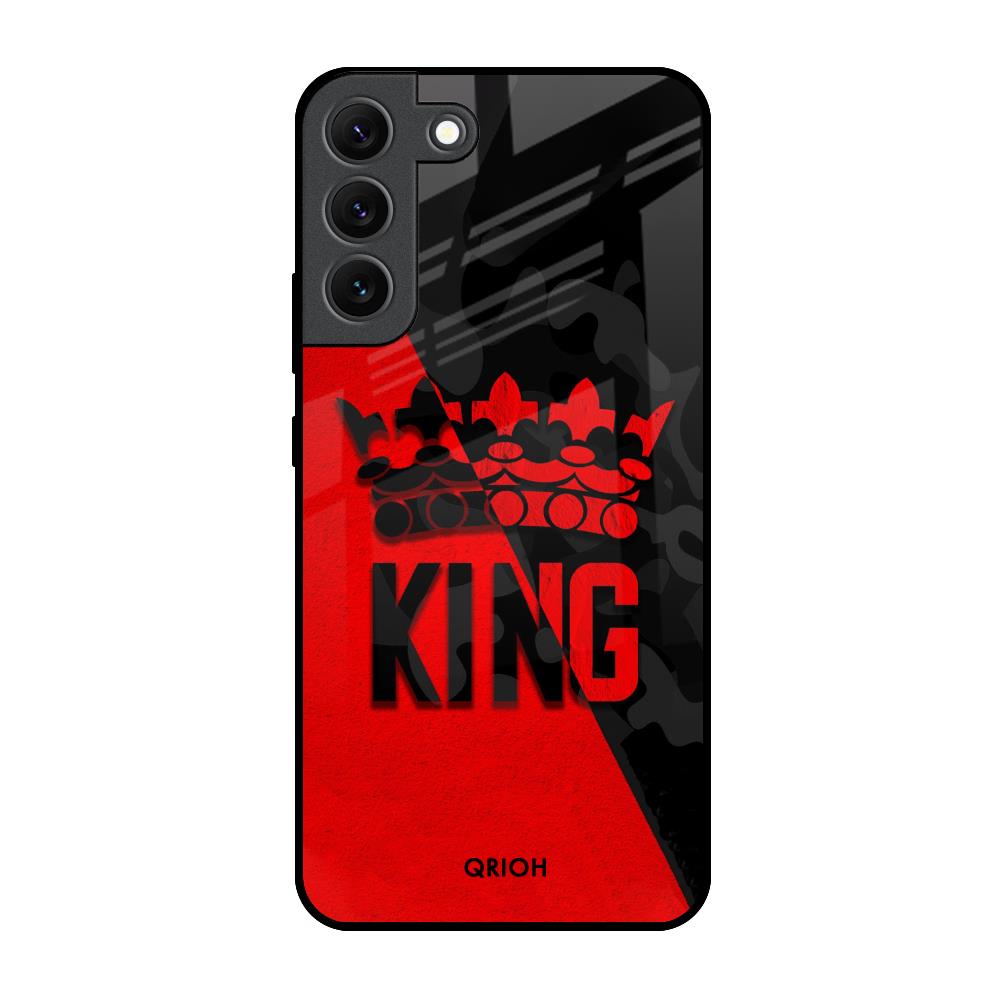 I Am A King Samsung Galaxy S22 5G Glass Back Cover Online