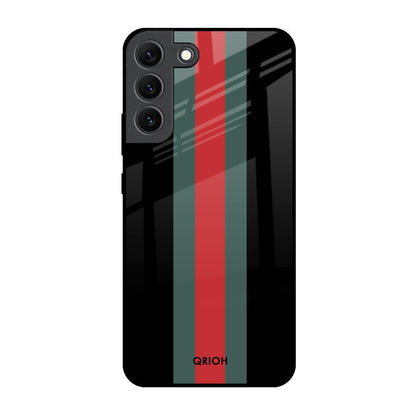 Vertical Stripes Samsung Galaxy S22 5G Glass Back Cover Online