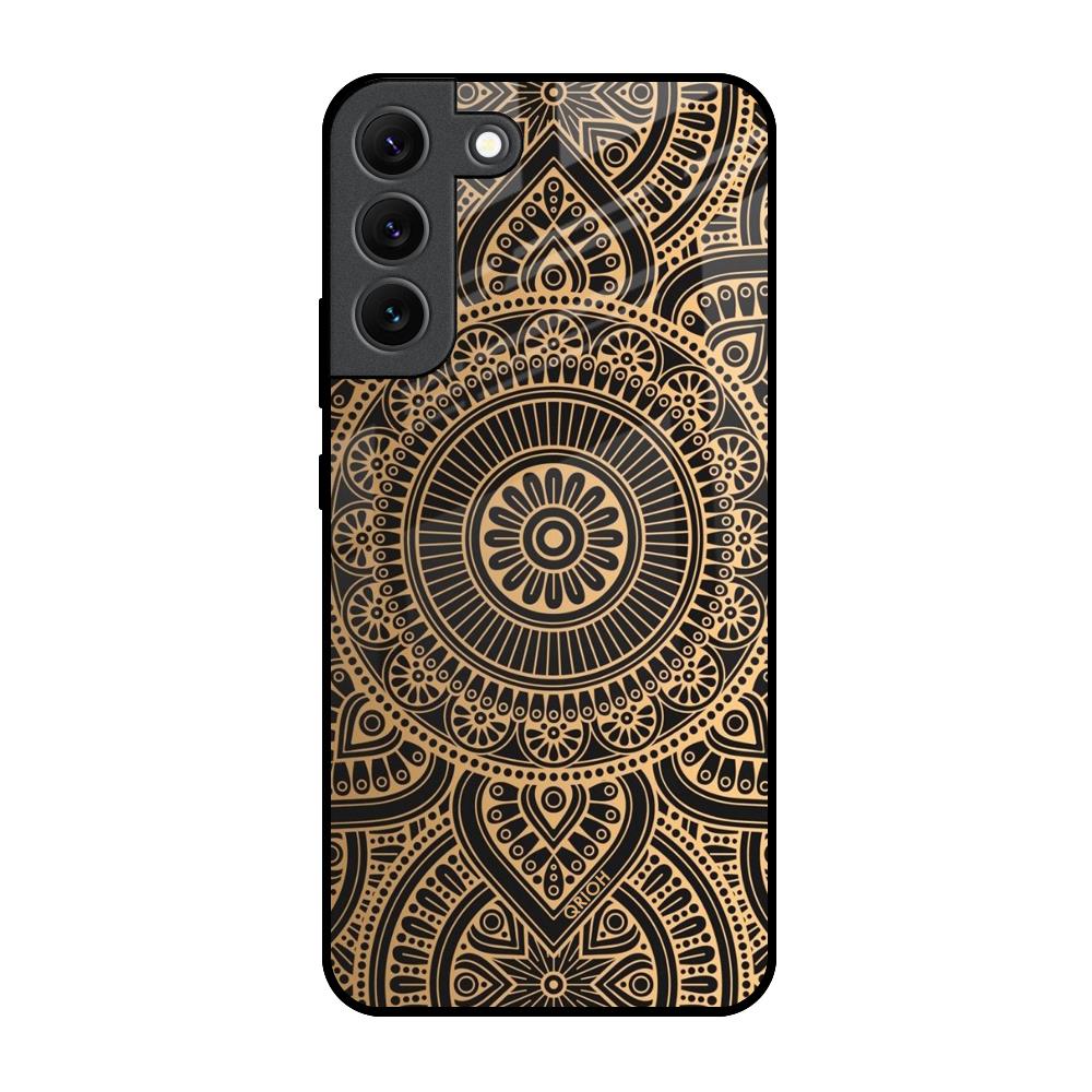 Luxury Mandala Samsung Galaxy S22 5G Glass Back Cover Online