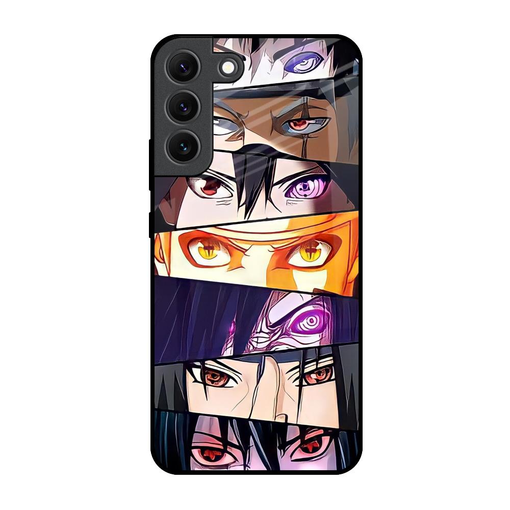 Anime Eyes Samsung Galaxy S22 5G Glass Back Cover Online