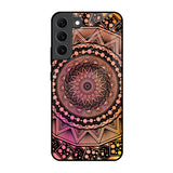Floral Mandala Samsung Galaxy S22 5G Glass Back Cover Online