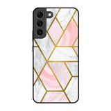 Geometrical Marble Samsung Galaxy S22 5G Glass Back Cover Online