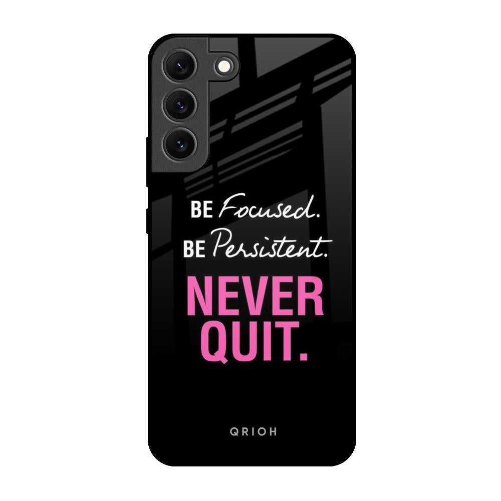 Be Focused Samsung Galaxy S22 5G Glass Back Cover Online