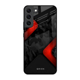 Modern Camo Abstract Samsung Galaxy S22 5G Glass Back Cover Online