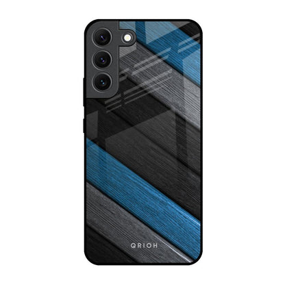 Multicolor Wooden Effect Samsung Galaxy S22 5G Glass Back Cover Online