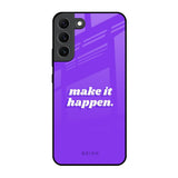 Make it Happen Samsung Galaxy S22 5G Glass Back Cover Online